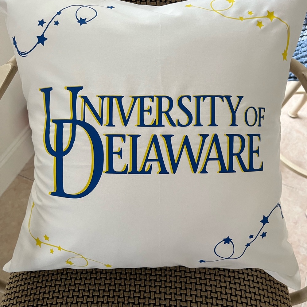 Decorative pillows for dorm rooms/bedrooms/bed parties. Custom with any college